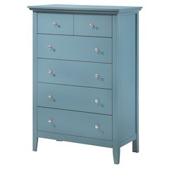 Glory Furniture Hammond Chest in Teal Color