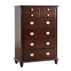 Glory Furniture Summit Chest in Cappuccino Color