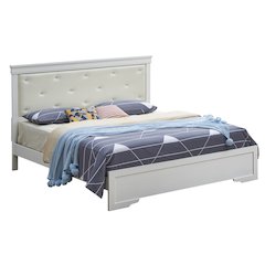 Glory Furniture Lorana Queen Bed in White Color