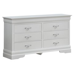 Glory Furniture Lorana Dresser in White Color