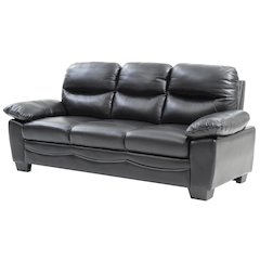 Glory Furniture Marta Sofa in Black Color