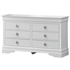 Glory Furniture Verona Dresser in White Color