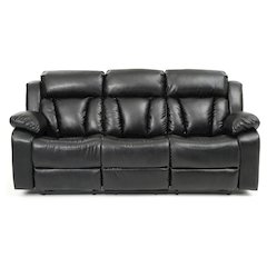 Glory Furniture Daria Reclining Sofa in Black Color