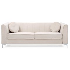Glory Furniture Delray Sofa in Ivory Color