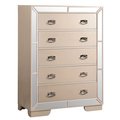 Glory Furniture Hollywood Hills Chest in Pearl Color