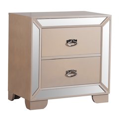 Glory Furniture Hollywood Hills Nightstand in Pearl Color