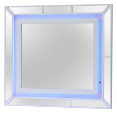 Glory Furniture Hollywood_Hills Mirror in White Color
