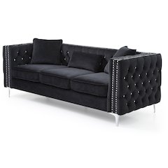 Glory Furniture Paige Sofa in Black Color