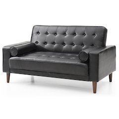 Glory Furniture Andrews Loveseat Bed in Black Color
