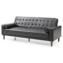 Glory Furniture Andrews Sofa Bed in Black Color