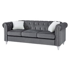 Glory Furniture Raisa Sofa in Gray Color