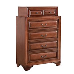 Glory Furniture LaVita Chest in Oak Color
