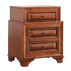 Glory Furniture LaVita Nightstand in Oak Color