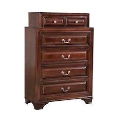 Glory Furniture LaVita Chest in Cappuccino Color