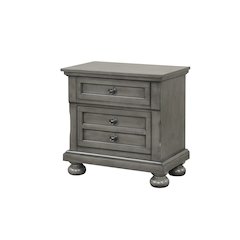 Glory Furniture Meade Nightstand in Gray Color