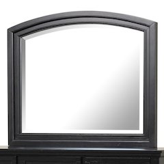 Glory Furniture Meade Mirror in Black Color