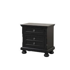 Glory Furniture Meade Nightstand in Black Color