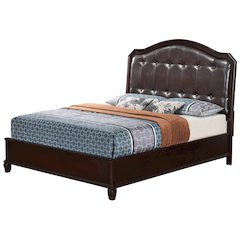 Glory Furniture Triton Queen Bed in Cappuccino Color