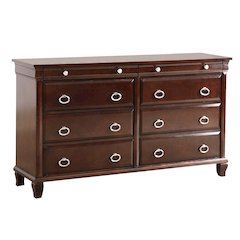 Glory Furniture Triton Dresser in Cappuccino Color