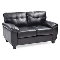 Glory Furniture Gallant Loveseat in Black Color
