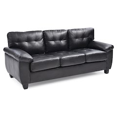 Glory Furniture Gallant Sofa in Black Color