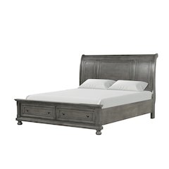 Glory Furniture Meade Queen Bed in Gray Color