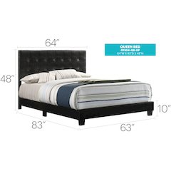 Glory Furniture Caldwell Full Bed in Black Color