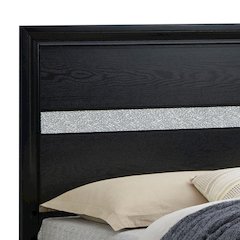 Glory Furniture Madrid King Bed in Black Color