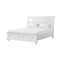 Glory Furniture Meade Full Bed in White Color