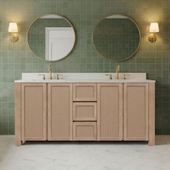 Belmont 72 In. Single Sink Pre-Assembled Transitional Style Bathroom Vanity