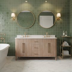 Cirilla 72 In. Single Sink Pre-Assembled Transitional Style Bathroom Vanity