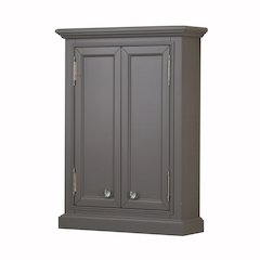 Bath Storage Wall Cabinet In Cashmere Grey