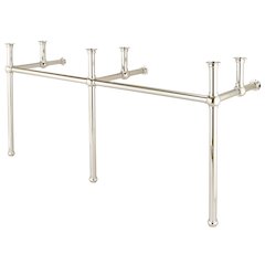 72 In. W. Double Wash Stand Only in Polished Nickel (PVD) Finish