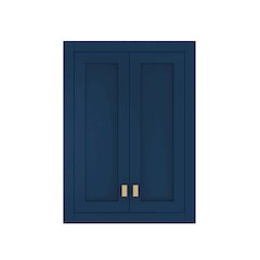 Bath Storage Wall Cabinet in Monarch Blue
