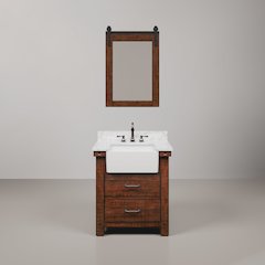 Paisley 30 In. Single Sink Carrara White Marble Countertop Bath Vanity