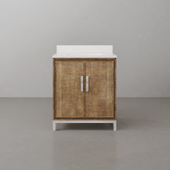 Westin 30 In. Single Sink Whitebrook Quartz Countertop Bath Vanity