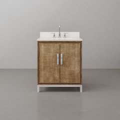 Westin 30 In. Single sink Whitebrook Quartz Countertop Bath Vanity