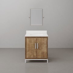 Westin 30 In. Single sink Whitebrook Quartz Countertop Bath Vanity