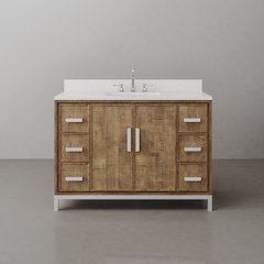 Westin 48 In. Single sink Whitebrook Quartz Countertop Bath Vanity