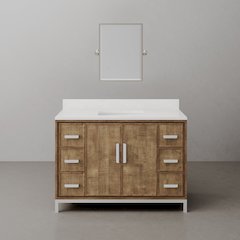 Westin 48 In. Single sink Whitebrook Quartz Countertop Bath Vanity