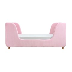 Bodhi Upholstered Toddler Bed in Pink
