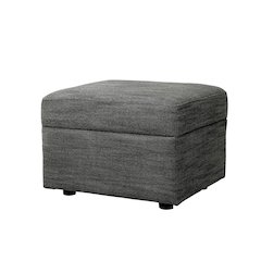 Soho Ottoman in Dark Grey