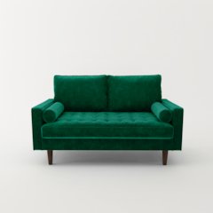 Mierei Square Arm Living Room Loveseat