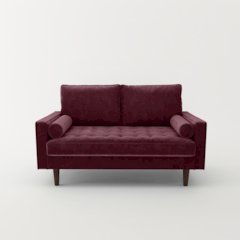 Mierei Square Arm Living Room Loveseat