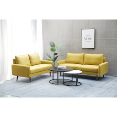 Jadier Velvet 2-piece Living Room Set