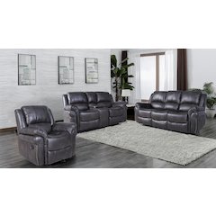 Dontiavion 3-Piece Faux Leather Living Room Set
