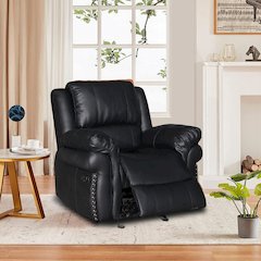 Dontiavion Faux Leather Living Room Recliner