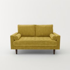 Mierei Square Arm Living Room Loveseat
