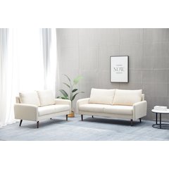 Jadier Velvet 2-piece Living Room Set