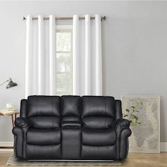 Dontiavion Faux Leather Living Room Loveseat